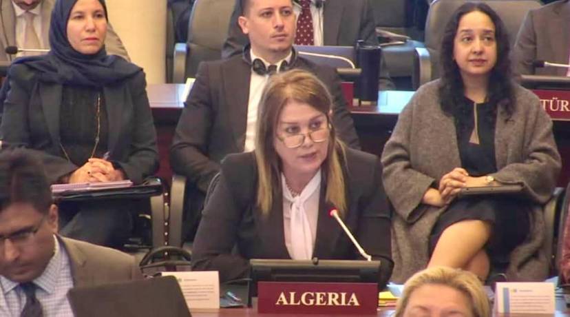 H.E. Ambassador Salima Abdelhak delivered a statement at the closing of the 110th session of OPCW/Executive council